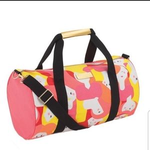 Benefit duffle / travel bag faces